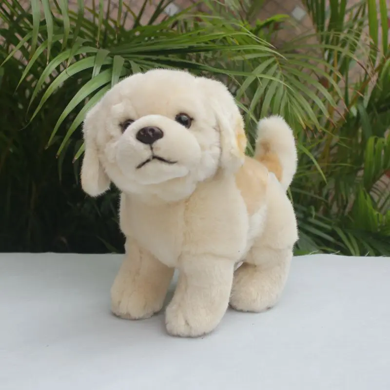 Labrador Retriever High Fidelity Cute Plushie Sheep Dog Plush Toys Lifelike Animals Simulation Stuffed Doll Kawai Toy Gifts Kid