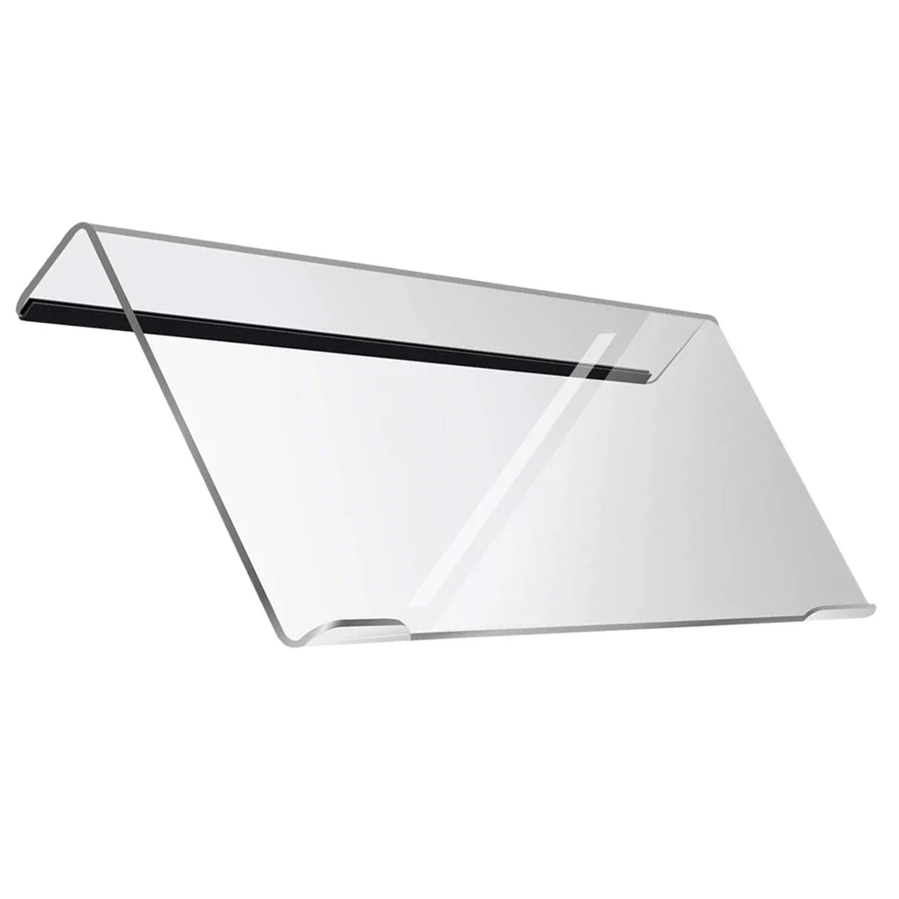 

Keyboard Tray Stand Desktop Ergonomic Holder Raise Clear Riser Acrylic Computer