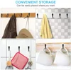 10pc Wall Mounted Single Coat Hanger Hook Rustic Robe Hook Black Metal Towel Hook Vintage Hanger for Hat Key Closet Bag Backpack 4