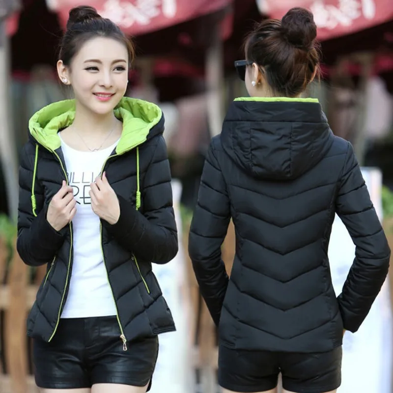 

2023 New Cotton-padded Women's Short Slimming Korean Version Cotton-padded Women's Autumn and Winter Warm Cotton-padded Jacket