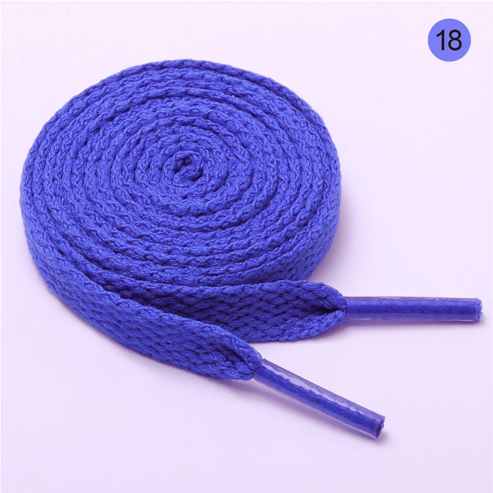 Vibrant Collection of Flat Shoelaces for Sneakers - 26 Color Options