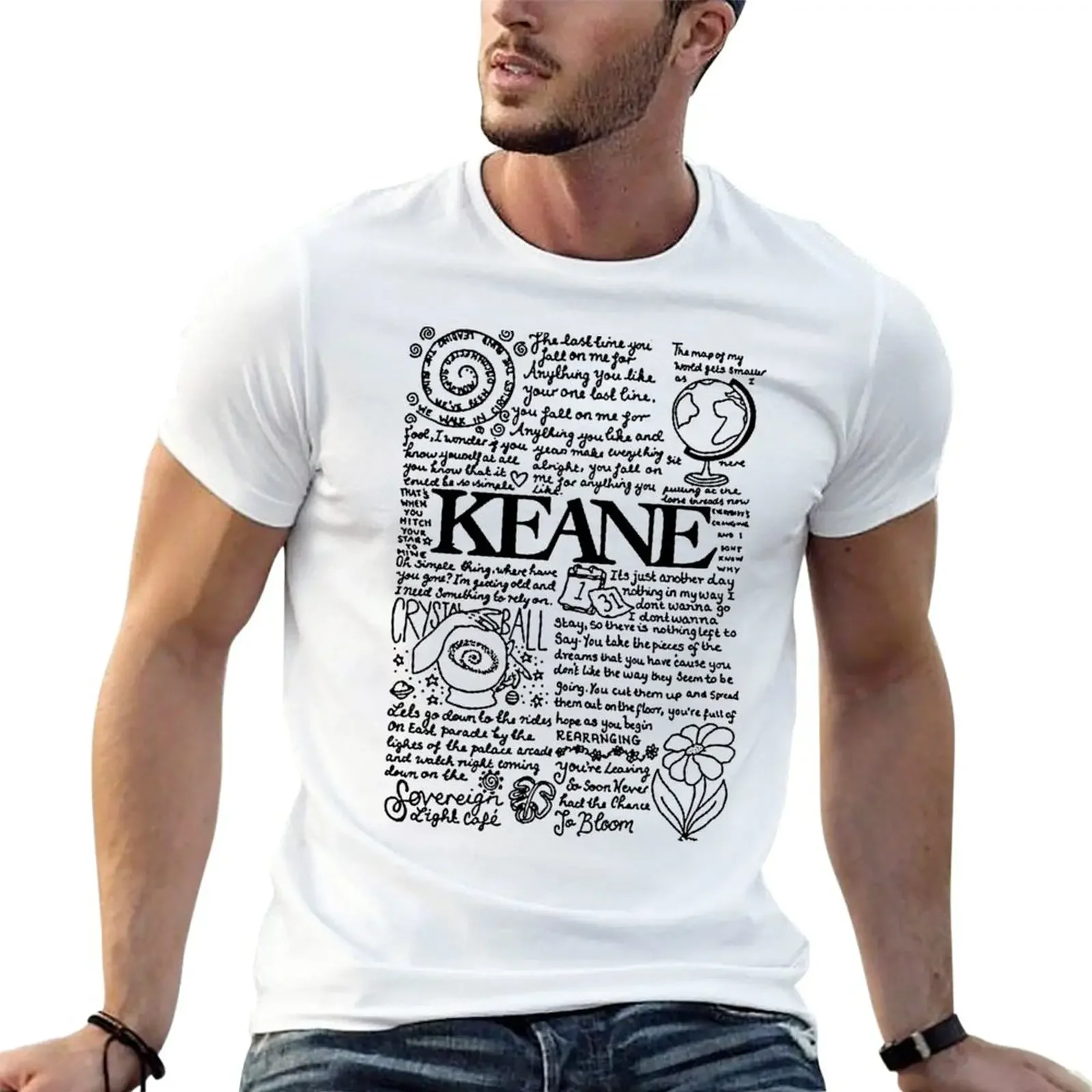 

great band T-Shirt aesthetic clothes vintage clothes blanks men t shirts