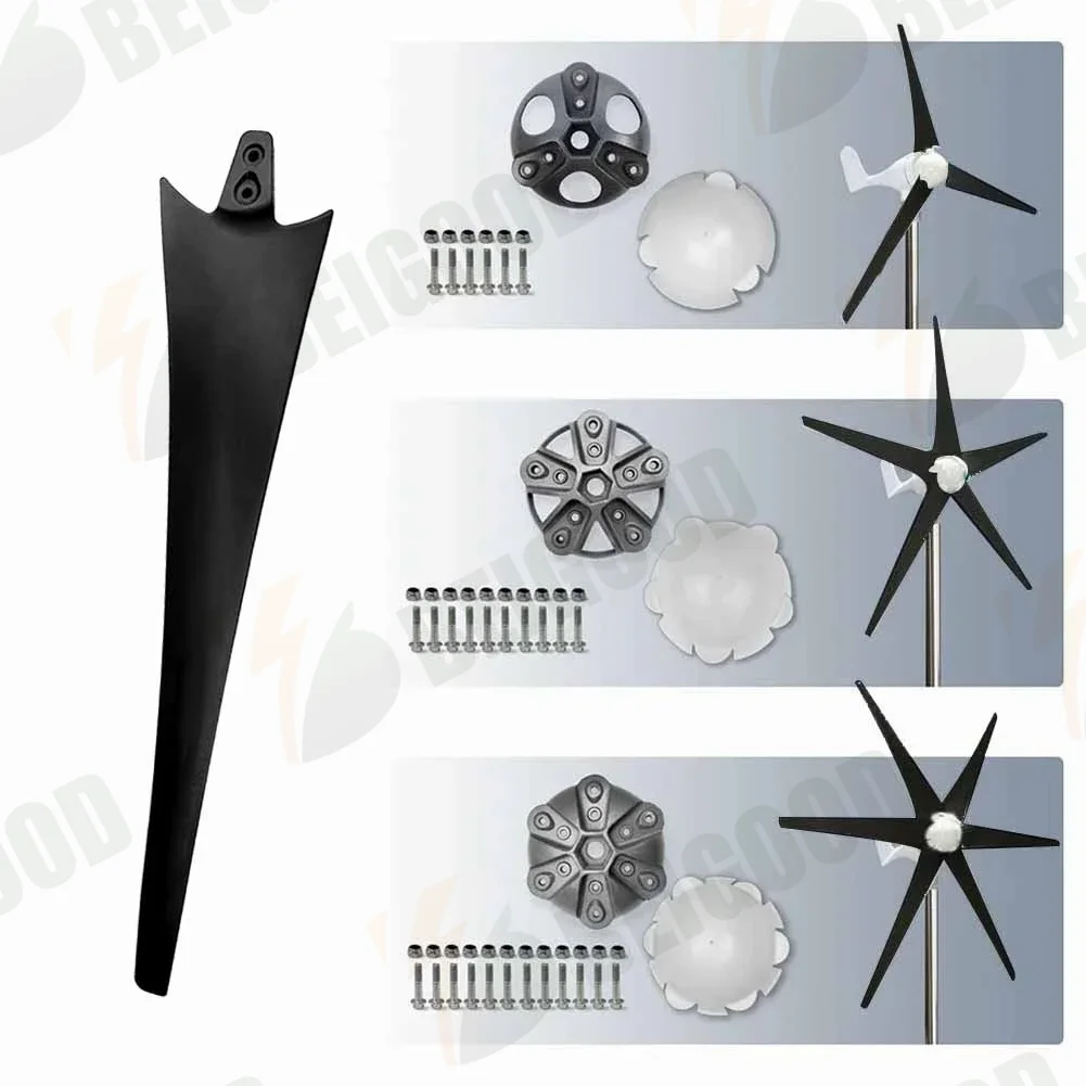 Wind Generator Wind Turbine Blades Generator Blades 530MM 550mm 580mm-900mm Outdoor Home Solar