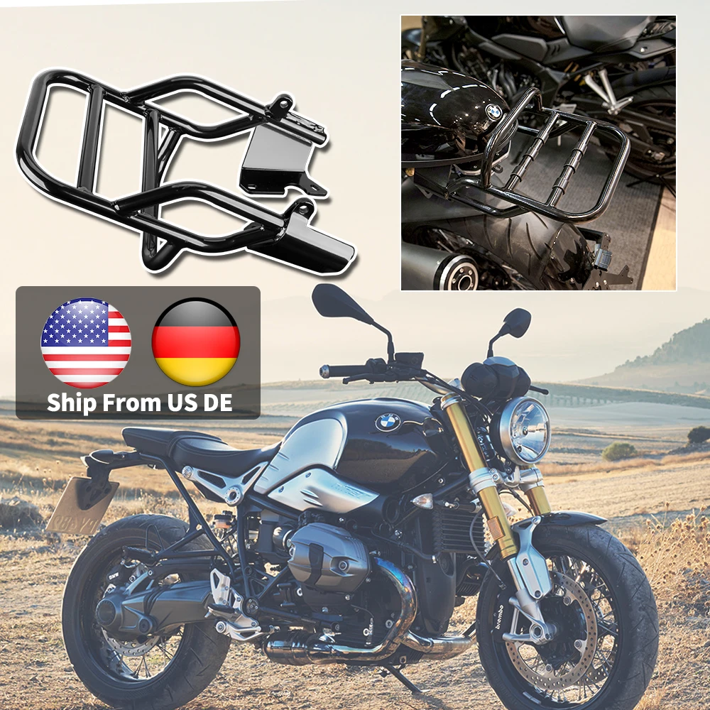 

For BMW R Nine T R9T Rear Seat Luggage Rack Carrier Shelf RnineT Scrambler Racer Pure Urban G/S 2014-2023 Motorcycle Accessories