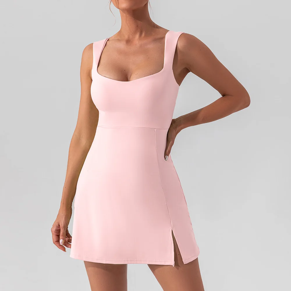 Women Tennis Dress Golf Badminton Nylon Outfits Activewear Workout Clothing