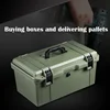 Plastic Thickened Portable Tool Box Professional Electrician Woodworking Working Storage Bag Household Hardware Tool Box 3