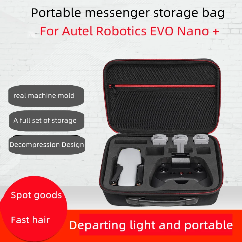 For Autel Robotics EVO Nano+ Storage Carrying Case Shoulder Bag Drone Tote Bag Nano Series Messenger Accessory Box,drone accessories,drone storage bag,drone storage case