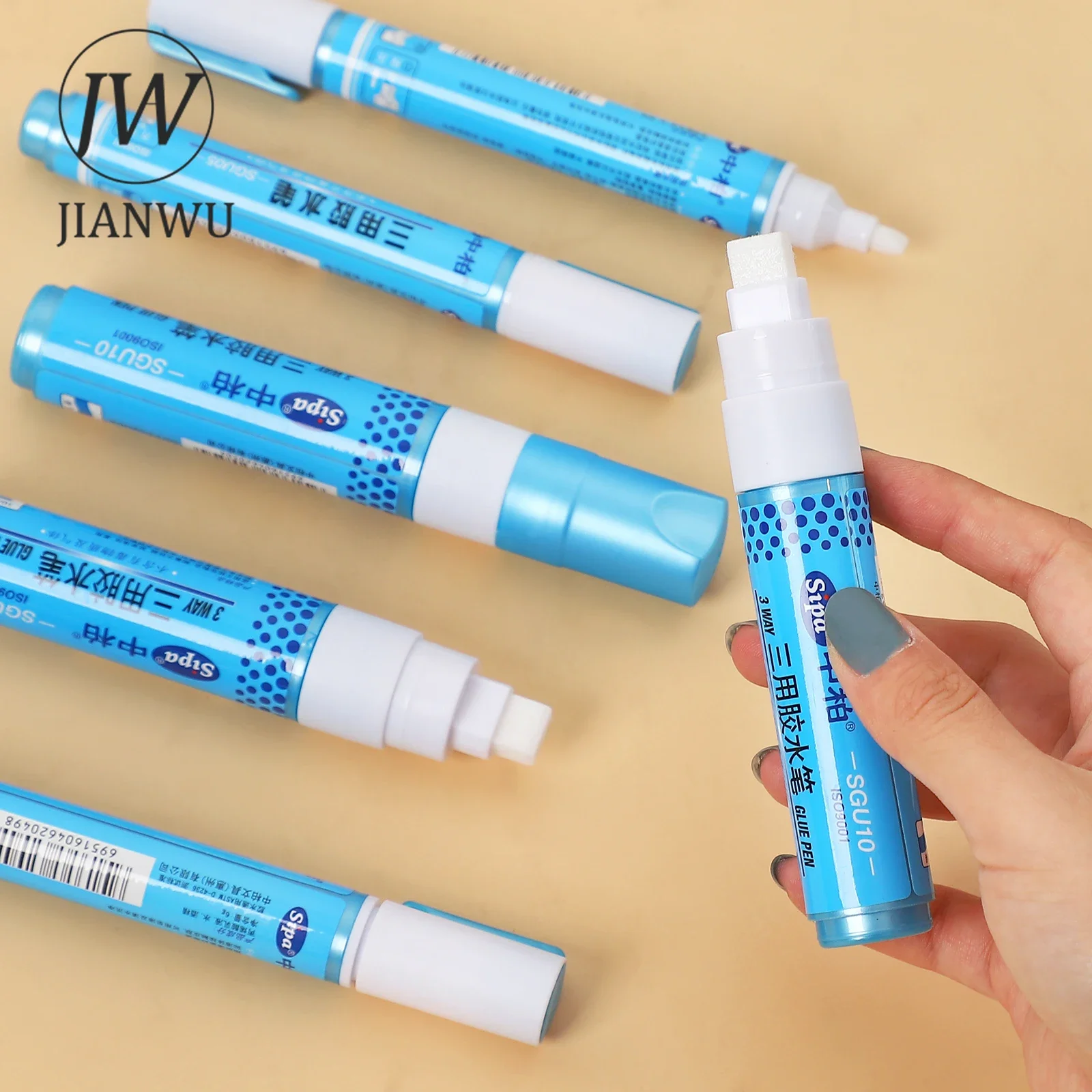 1 Pcs Three-Purpose Fast Dry Glue Pen Stationery