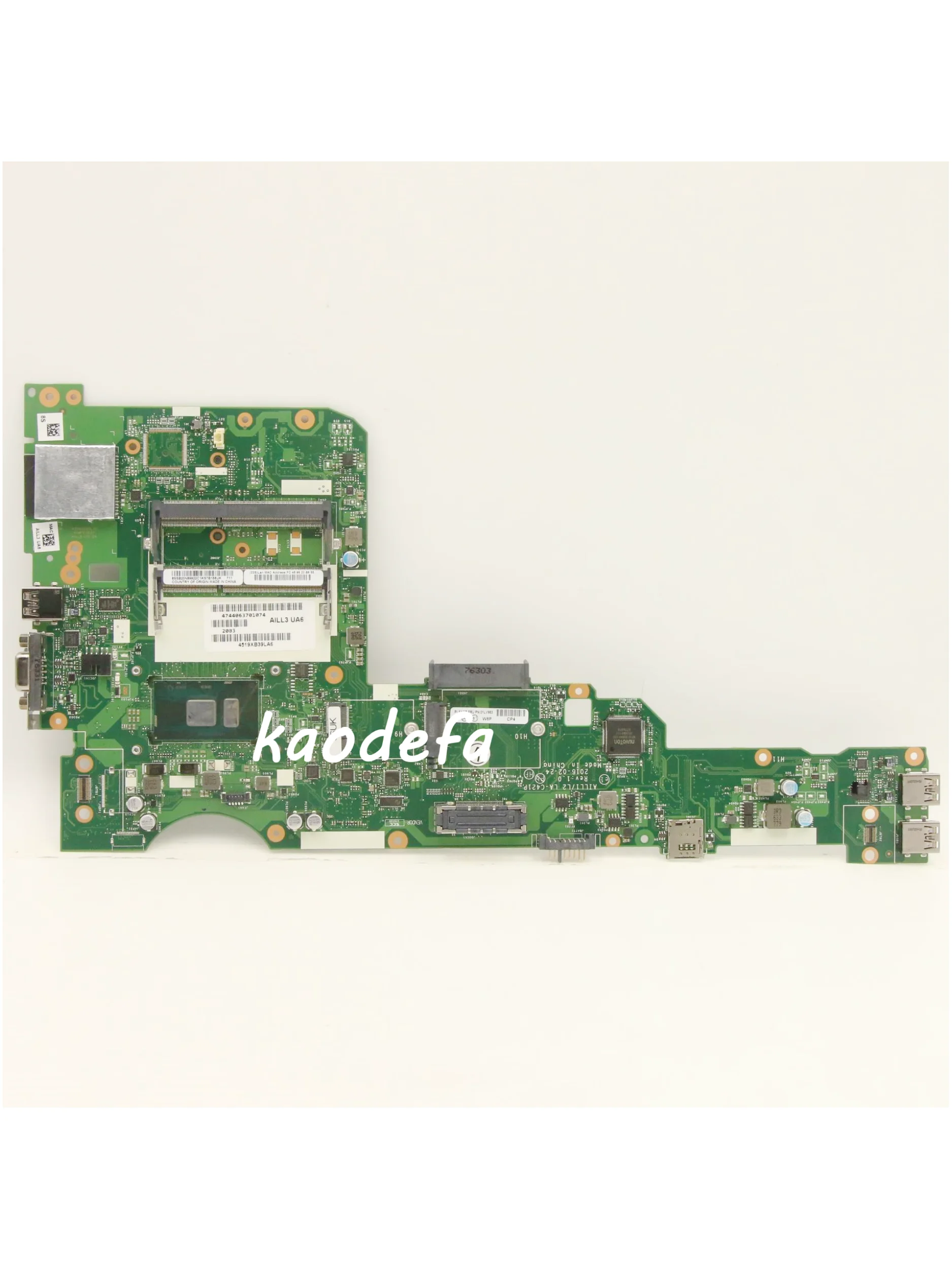 Placa-mãe do Portátil para Lenovo Thinkpad L560 La-c421p Mainboard Cpu I36100u I5-6200u Fru 01lv938 01lv933 01lv953 100 Teste ok - Imagem 6