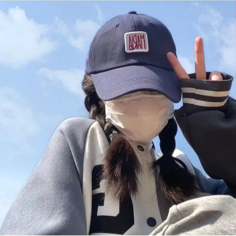 

Women's Hats Spring and Summer Duck Tongue Cap Girls Sunscreen Sun Hat New Baseball Cap for Female Letter Hat