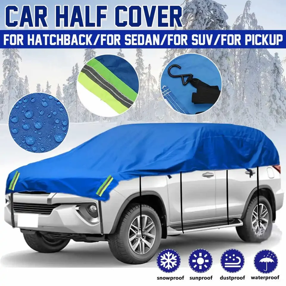 Winter Car Covers Waterproof Outdoor Cotton Thickened Protection Full