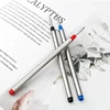 New11.4cm Threaded Rotary Metal Pen Refills 0.7mm Blue Black Red Ballpoint Pen Rod School Office Writing Stationery Supplies 2