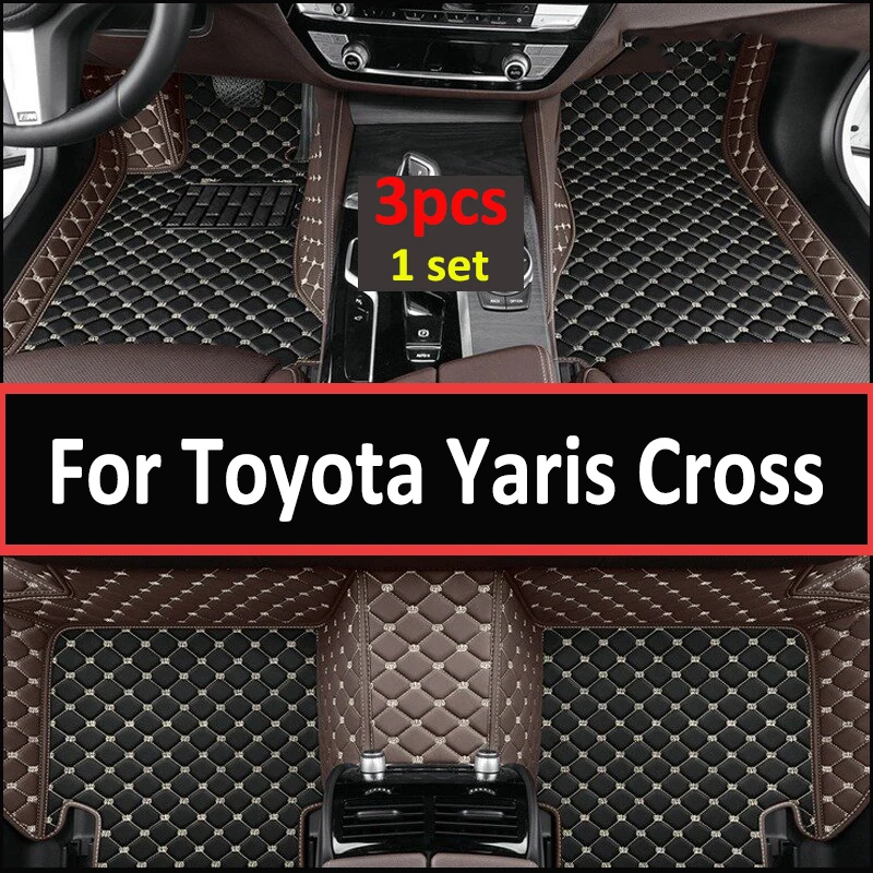 

Негибридные автомобильные напольные коврики для Toyota Yaris Cross Yarisu Kurosu XP210 2021 2022 2023, водонепроницаемые накладки, автомобильные аксессуары 2012