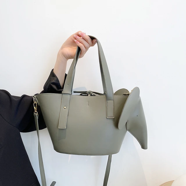Designer Elephant Women's Shoulder Bag Luxury PU Leather Crossbody