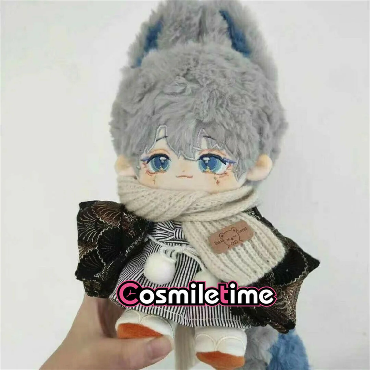 Cosmiletim No attribute Monster Fox Cute Soft Plush 20cm Sutffed Doll Stuffed Toy For Girl Children's Toys For Kids Anime Figure dancing doll