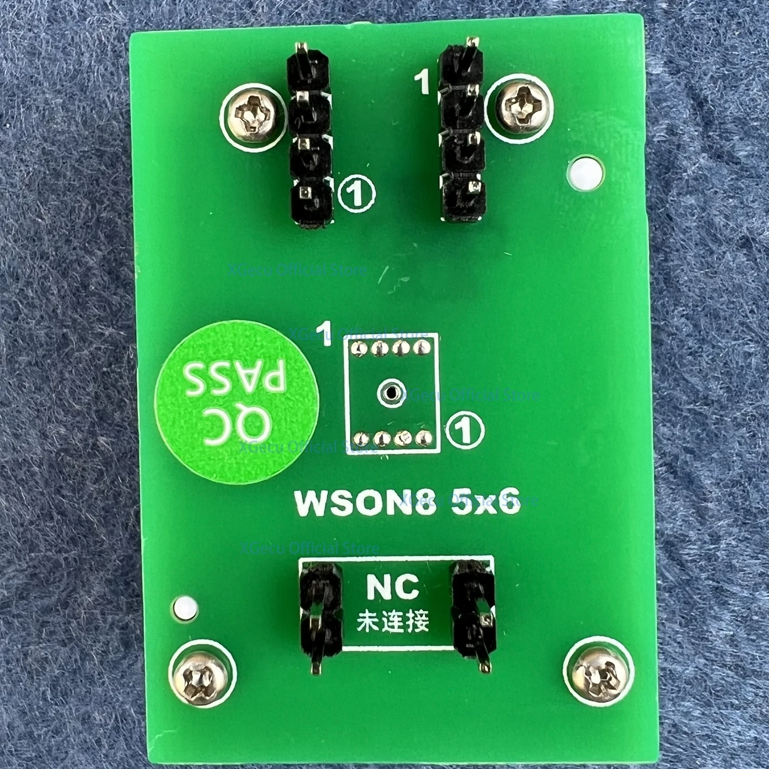 XGecu QFN8 WSON8 DFN8 5X6 or 6X8 IC Socket universal adapter for SPI NAND NOR Flash MLF8 MLP8 SON8 with High-end Spring Probe - 4