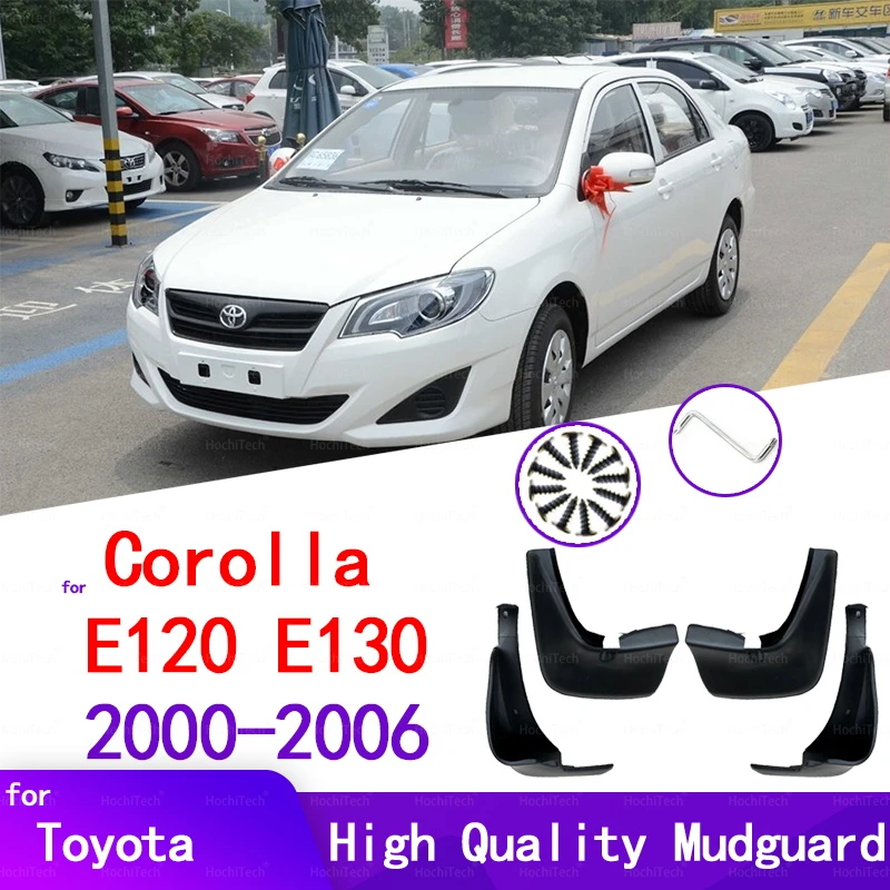 

Брызговики для Toyota Corolla E120 E130 2000 ~ 2006
