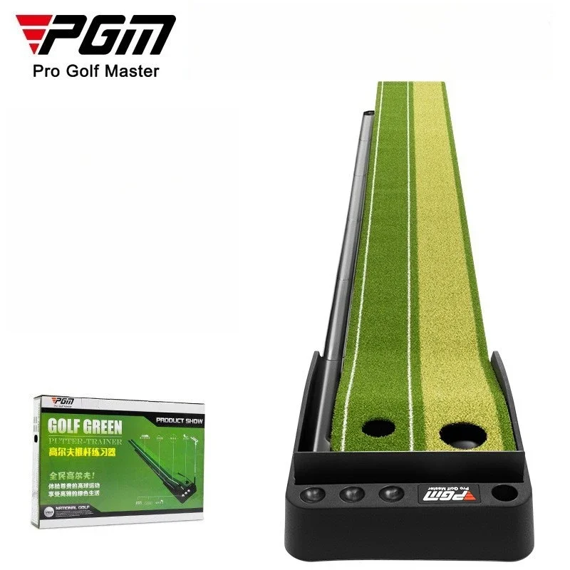PGM Indoor Golf Putter Trainer Mini Green Carpet Home Practice Set TL041