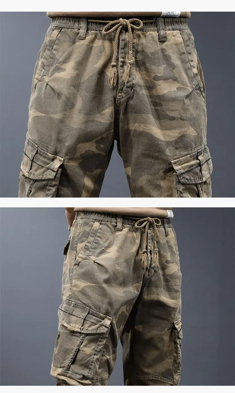 High Quality Cargo Pants Men Jogging Casual Pants Full Length Military Mens Streetwear Adults Work Tactical Tracksuit Trousers