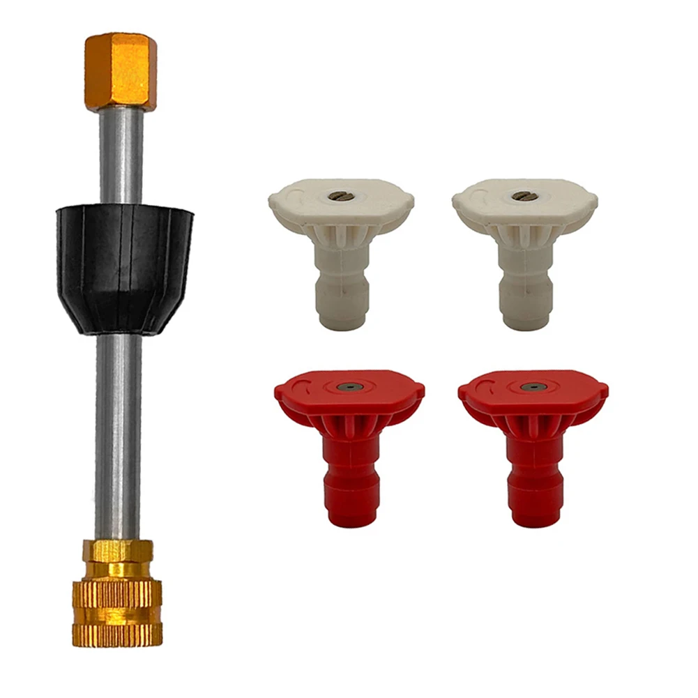 1Pcs Hochdruckreiniger Spray Lance Auto Waschmaschine Verlängerung Lance Düse Schnell Anschluss Power Washer Schlauch Für Reinigung Werkzeug – Detail 1