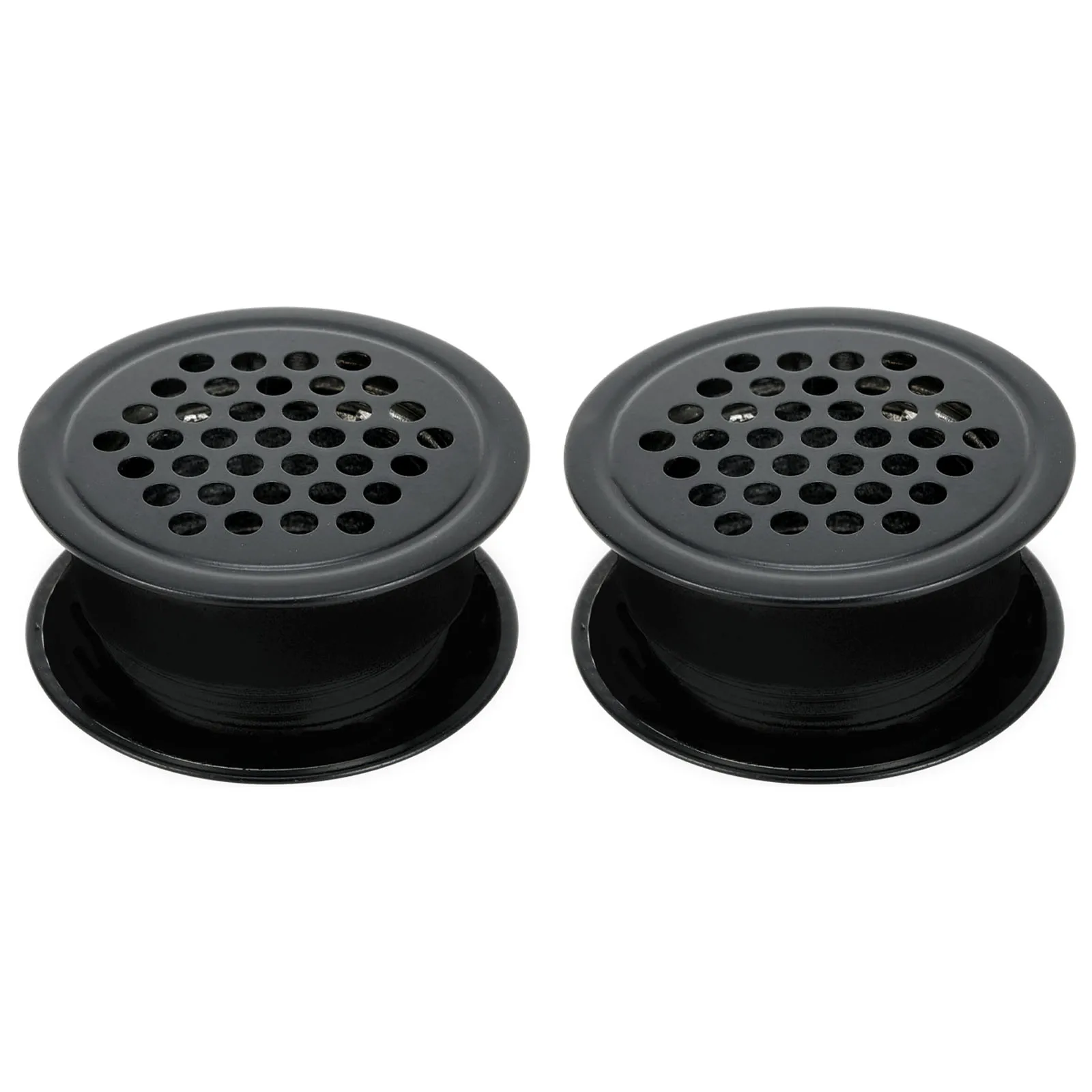 Air Vent Grille Air Outlet Fresh System Vent Grille Cabinet Stainless Steel Exterior Home Office 2pcs