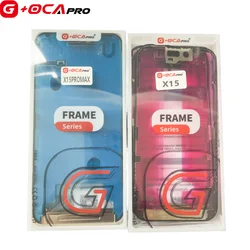 High - Quality Front Bezel Frame with Adhesive Tape - Pack of 5 (For iPhone 16PRO)