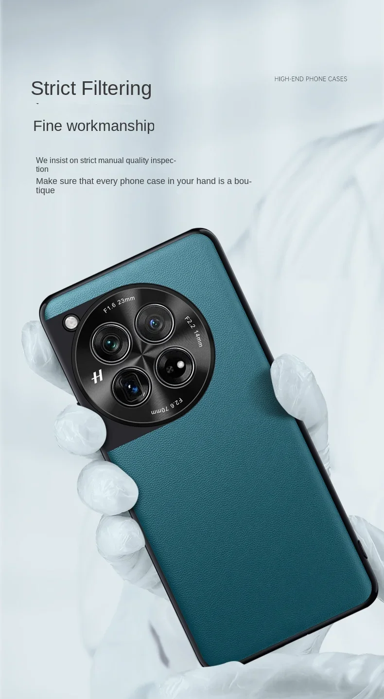 Luxury Vegan Leather Grain Matte Protective Phone Case - Full Back Cover