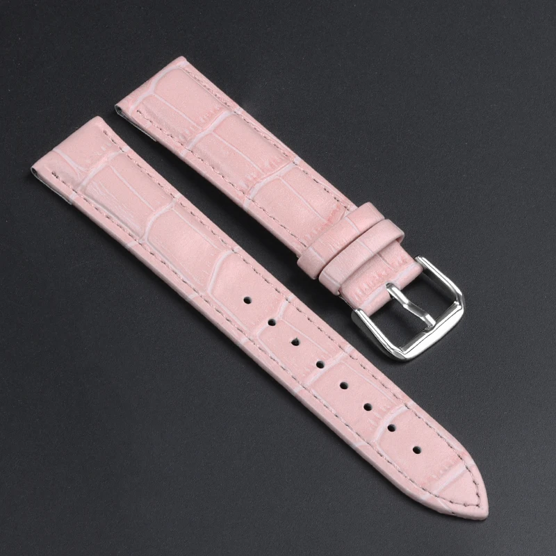Premium Calfskin Leather Slub Pattern Watch Strap - Universal Fit