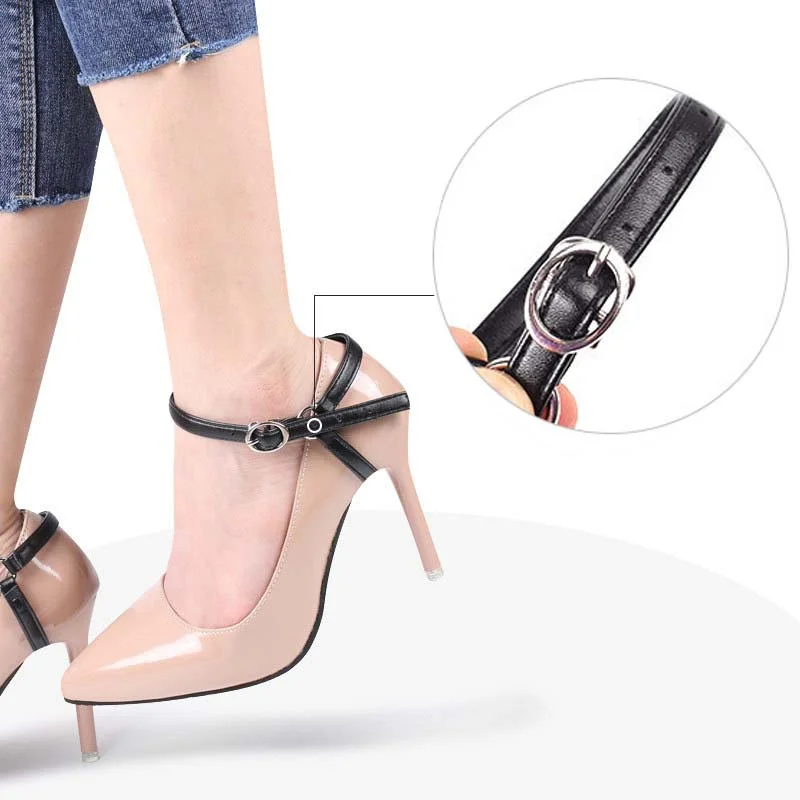 Vrouwen Schoenveter Voor Hoge Hakken Holding Losse Anti-Slip Bandjes Bandle  Verstelbare Enkel Schoenen Riem Geen Stropdas Shoestrings Accessoires