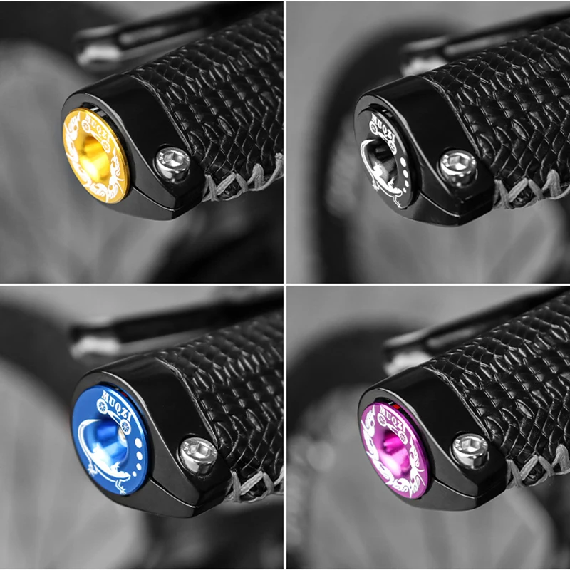 MUQZI Bike Handlebar End Plugs Aluminum Alloy Handlebar End Caps MTB Road Fixed Gear Bike Bar Ends Plug