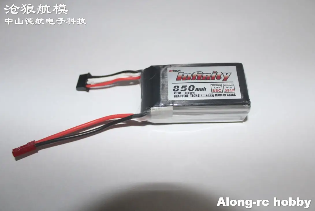 

Запасные части для радиоуправляемого самолета 3P, Модель F3P F3D, модель без ограничений, литий-полимерная батарея 3s, 850 мАч, 23S1P, 85C (в, мАч, 85C)