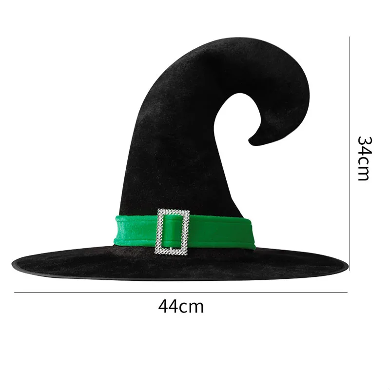 pz cappello da strega di Halloween per donna uomo ragazzo