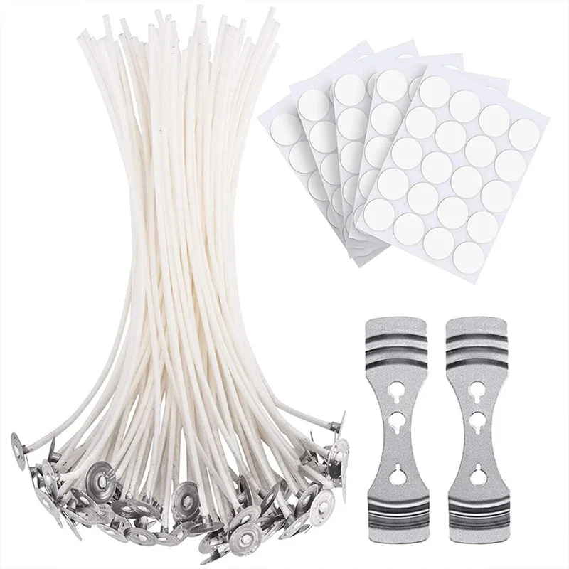 Wax Cotton Candle Wicks 50pcs 4.3-15cm For Candle Making Supplies Mecha Soybean Wax Candles