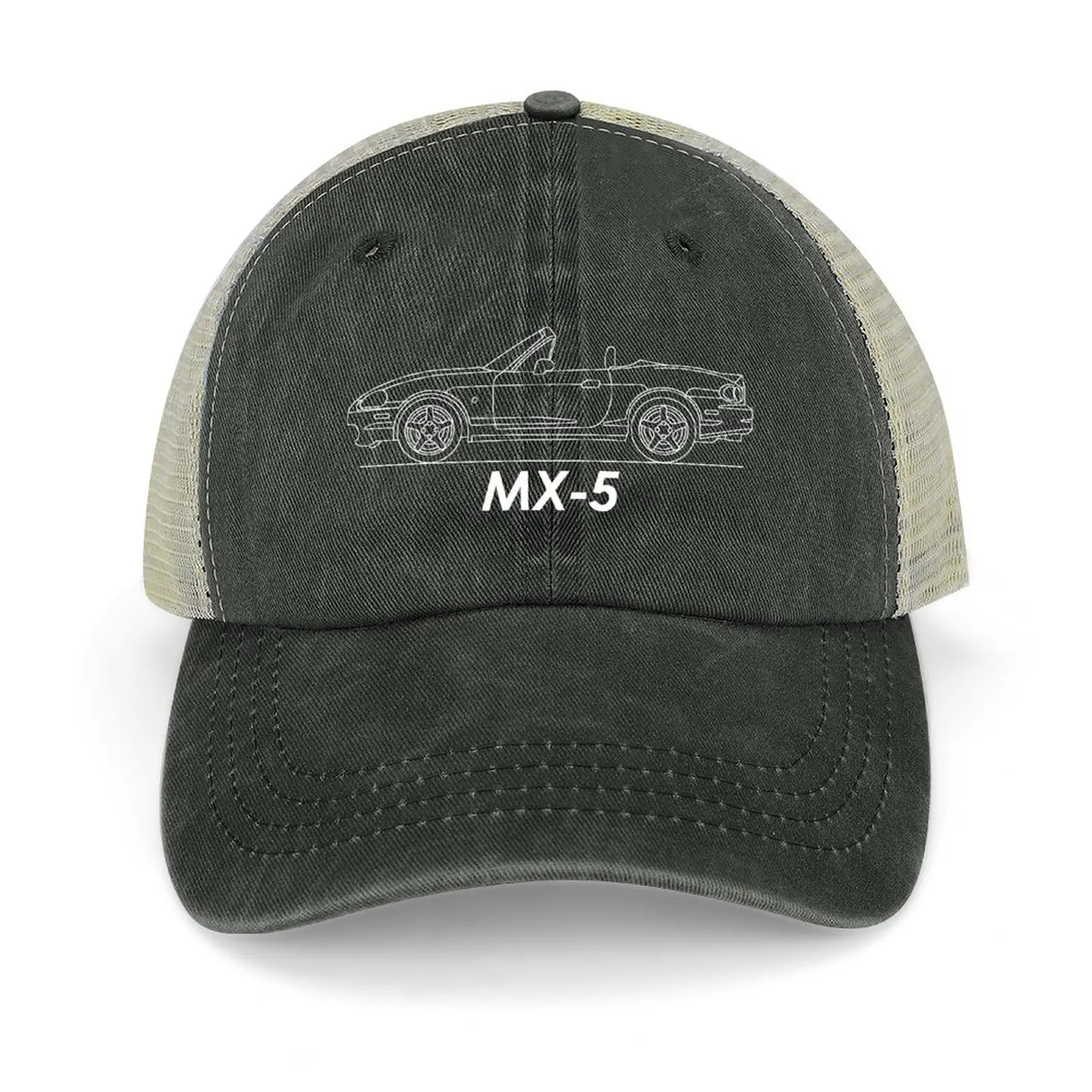 

The MX-5 Blueprint Cowboy Hat Luxury Hat Streetwear |-F-| foam party Hat Hats Woman Men's