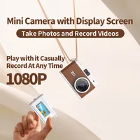 Retro Mini Camera 1080P Outdoor Sports Travel Camera with 32GB Card Keychain Pendant Gift Photo Video Portable Pocket Camera - Image 3