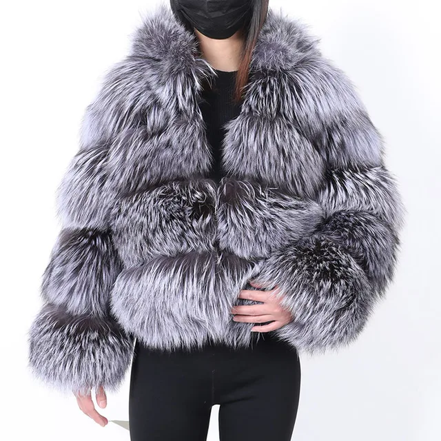 fur coat hooded jackets