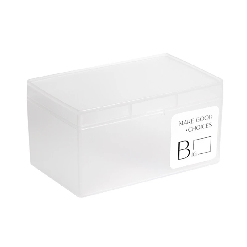 2 Boîtes De Rangement Transparentes Pour Cartes - Plastique PP - Dimensions : 9,2 X 6,2 X 2,2 Cm - Pour Jeux, Cartes De Visite