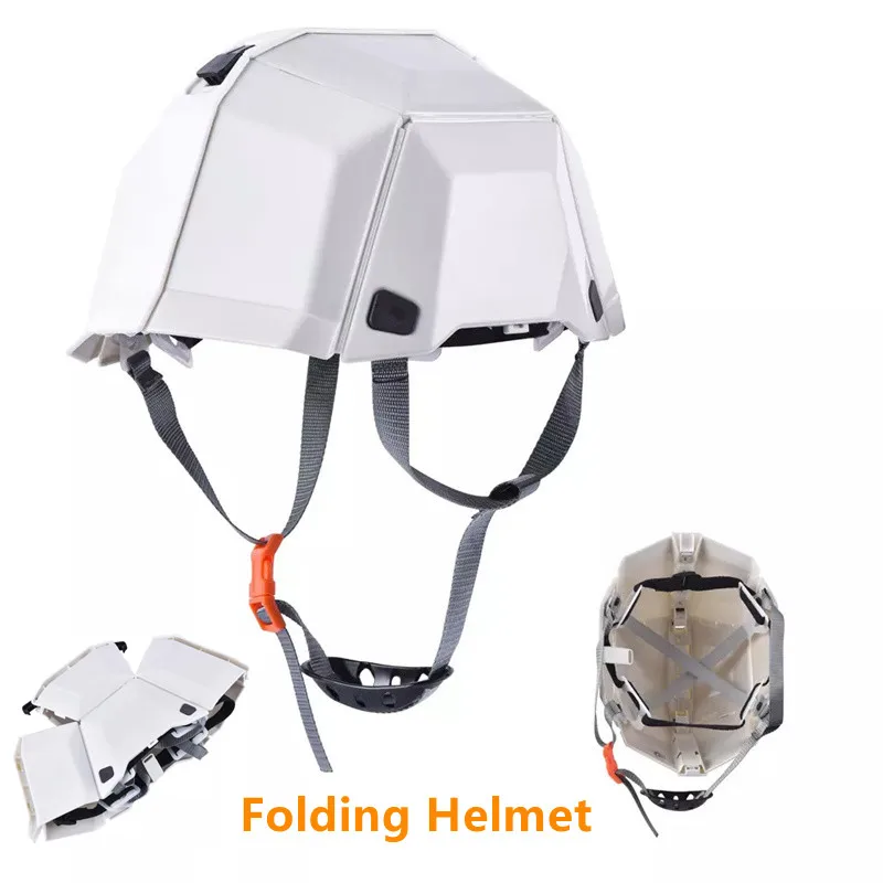 Folding Safety Helmet Hard Cap for Disaster Prevention Premium Portable Head Protection Hard Hat Foldable Safety Helmet