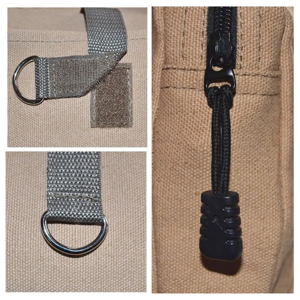 Dog Saddlebag Rucksack Lightweight Backpack Pet Harness Khaki Adjustable Durable Multi Functional Large Dog Hiking Camping