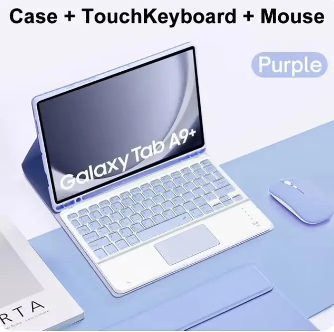 Universal Protective Tablet Keyboard Case with Stand and Stylus Holder