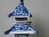 Old Collecting Antique Chinese Blue and White Porcelain Layered Tower Vases 4