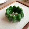 Bangle Acrylic Elastic Rope Bracelets Smudged Acrylic Bracelet Niche Versatile Design Bangles Retro Fashion for Women African 4