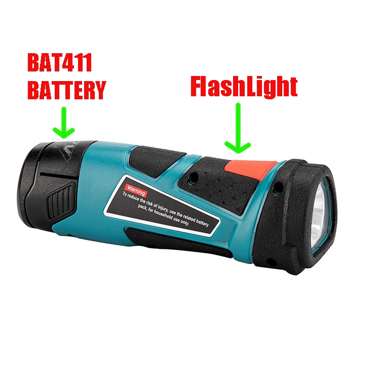Portable Worning Light Work Lamp Flashlight Torch LED Light For