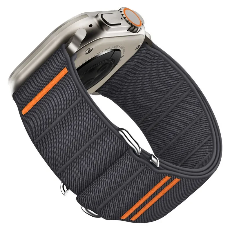 Nylon Sports Strap for Apple Watch - Men's Loop Bracelet Watchband