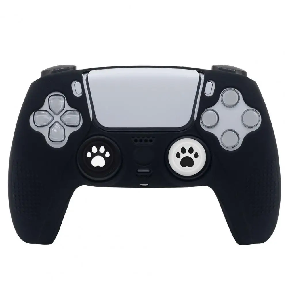 Cute Thumb Stick Grip Cover Lavabile Smooth Edge Controller Case Cute Cat Paw Particle Surface Game Console Case