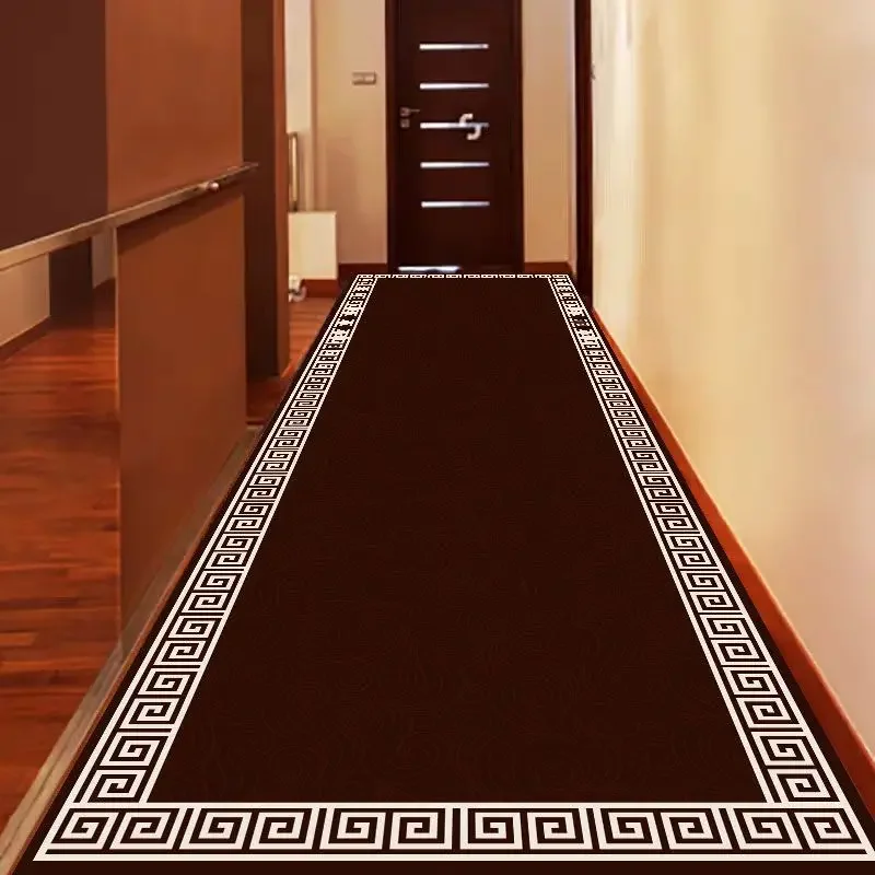 

Modern European Style Corridor Carpet Decoration Home Large Carpet Living Room Porch Mat Non-slip Hotels Floor Rugs Customizable