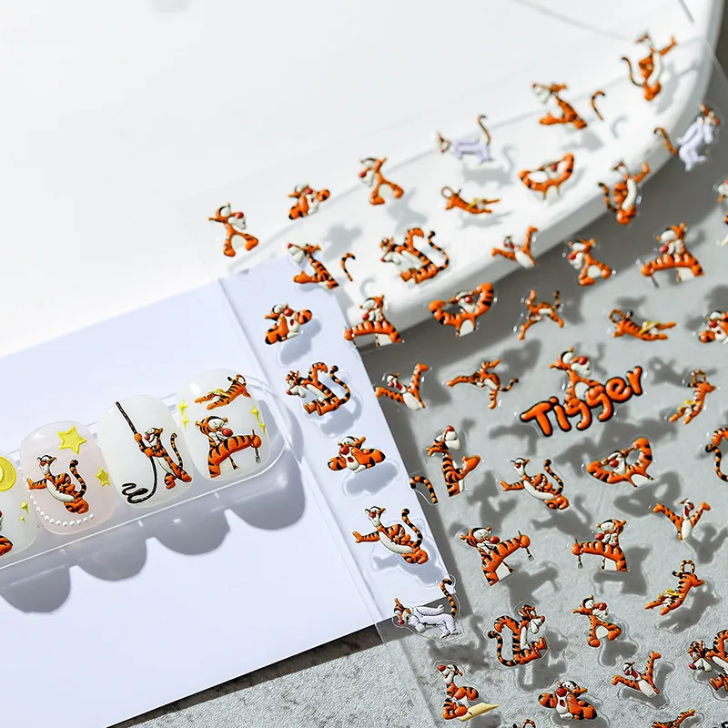 

[Meow.Sensei] Three-Dimensional Thin Tough Nail Stickers Thin Transparent Adhesive Cute Nail Stickers Dp Series