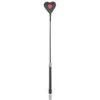51CM Pu Leather Paddle, Heart-Shaped Riding Crop Pu Leather Horse whip,Submissive,Flog Spank Paddle 3
