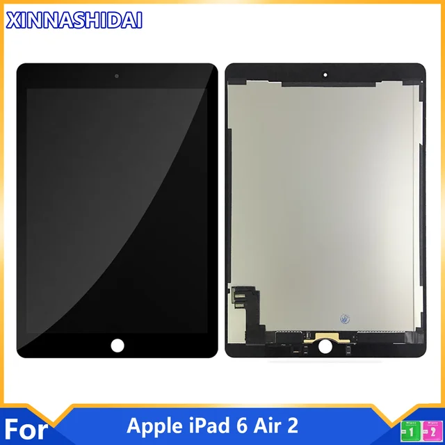 Original LCD 9.7 For ipad Air 2 A1566 A1567 LCD Display Touch Screen  Digitizer Assembly for iPad 6 LCD Replacement - AliExpress