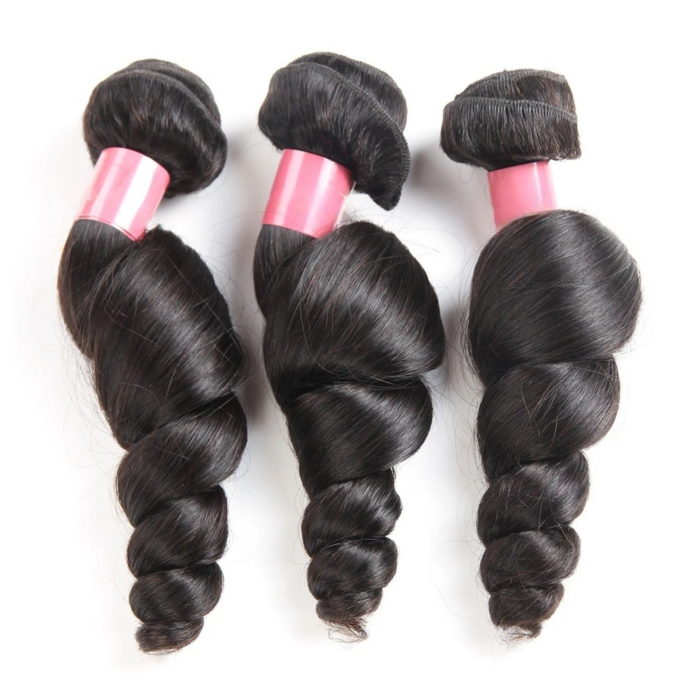 

Brazilian Hair Weave Bundles Raw Loose Wave Human Hair Bundles 30 32 Inch Deep Wave Curly Bundle Remy Extensions 1 3 Bundles